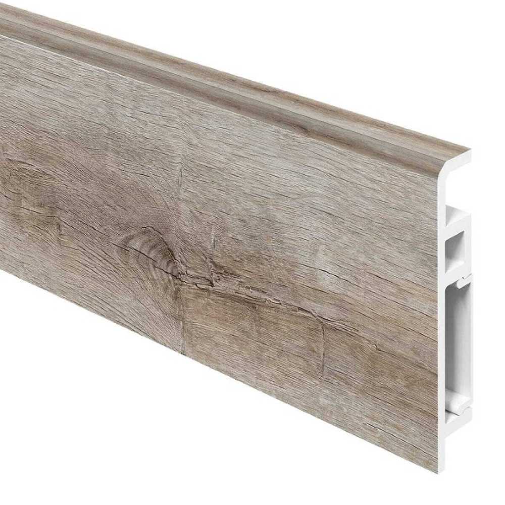 Фото Плинтус Aberhof Luxe Дуб Эктор (70х13х2000 мм)
