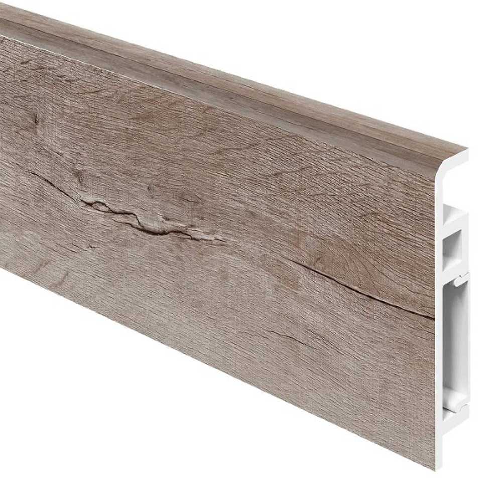 Фото Плинтус Aberhof Luxe Дуб Камелот (70х13х2000 мм)