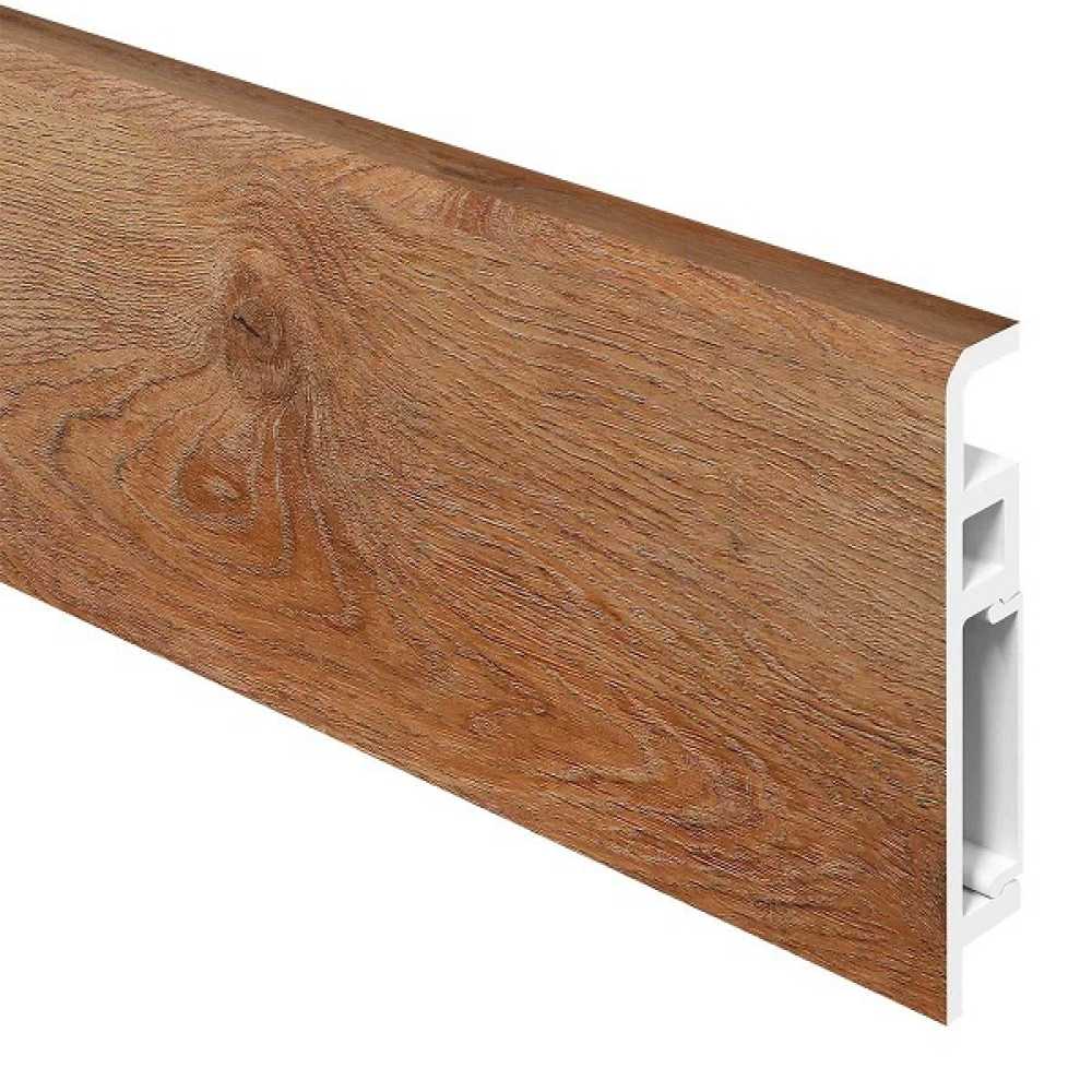 Фото Плинтус Aberhof Luxe Дуб Арден Дуб Рыцарский (70х13х2000 мм)