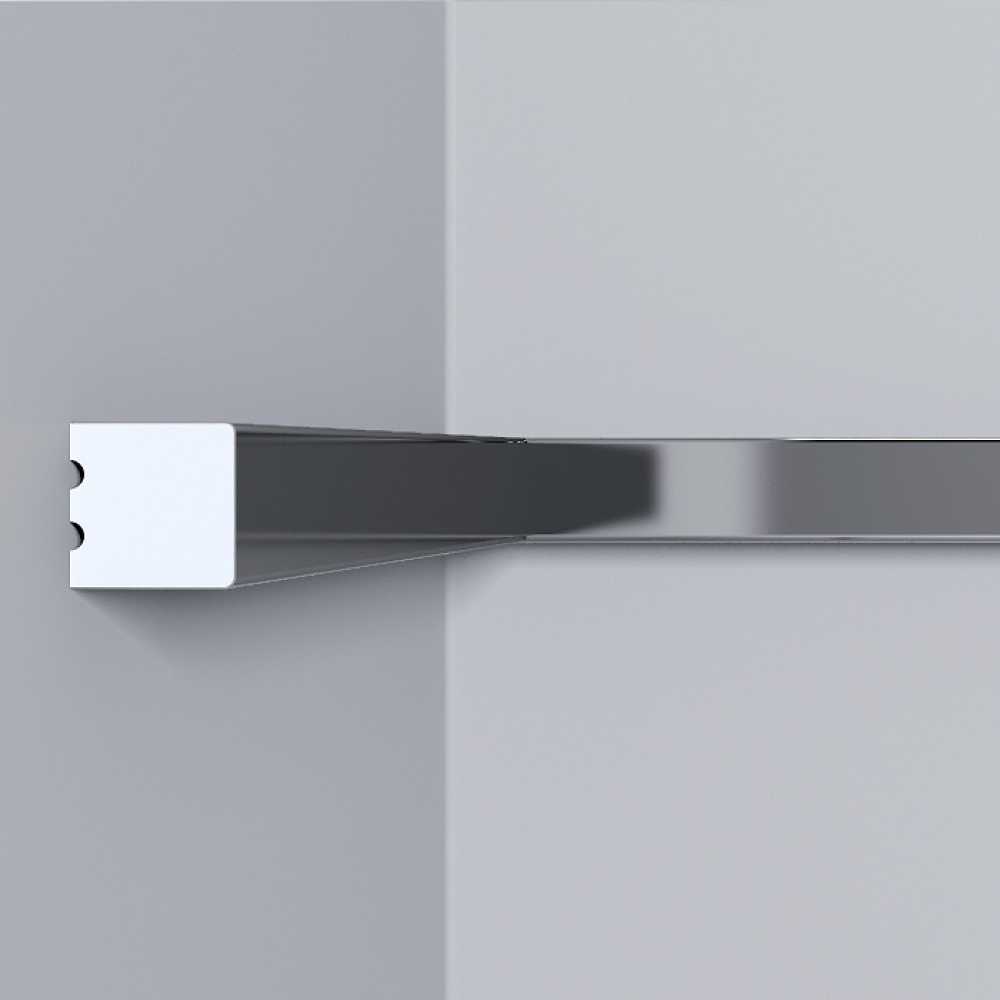 Фото Молдинг Bello Deco Хром (8*8*2600)