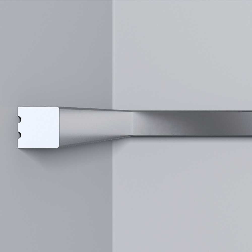 Фото Молдинг Bello Deco Серебро (8*8*2600)