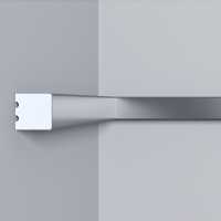 Молдинг Bello Deco Серебро (8*8*2600)