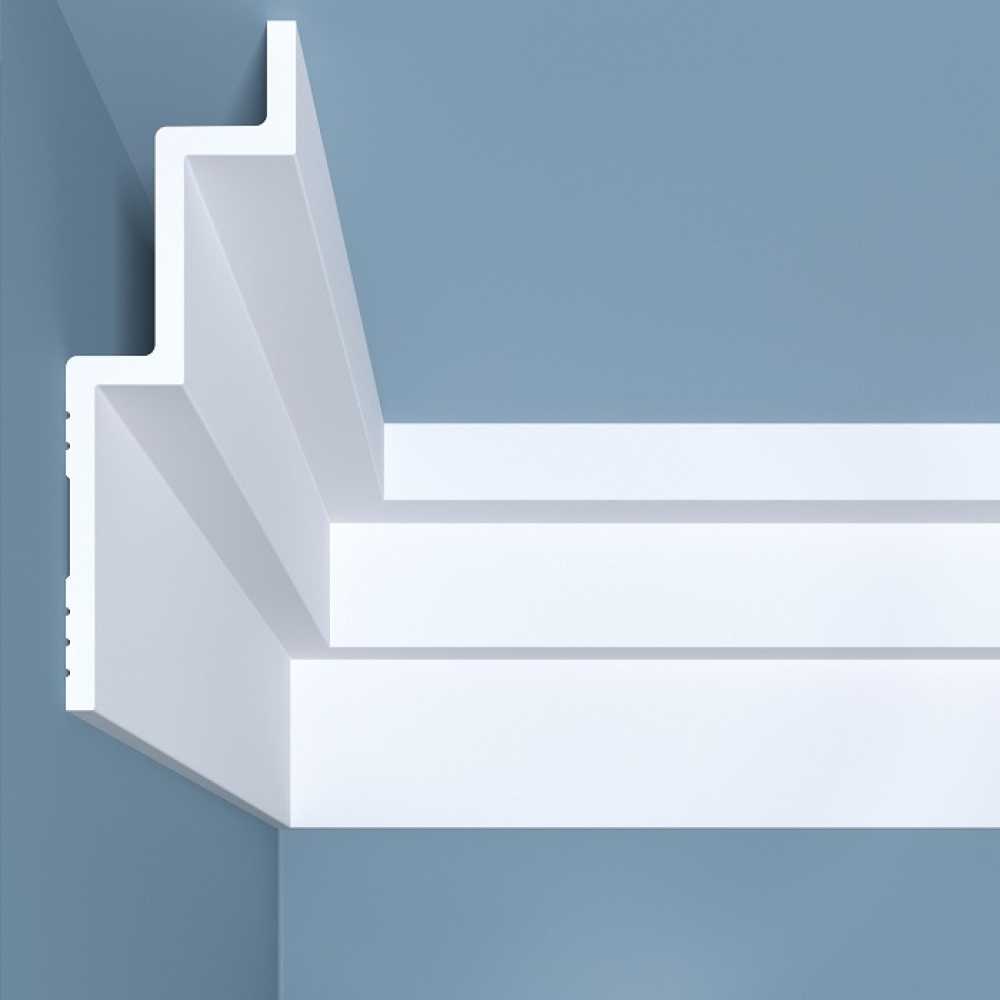 Фото Карниз под покраску из полистирола Bello Deco K21 (180х60х2000 мм)