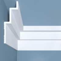 Карниз под покраску из полистирола Bello Deco K21 (180х60х2000 мм)