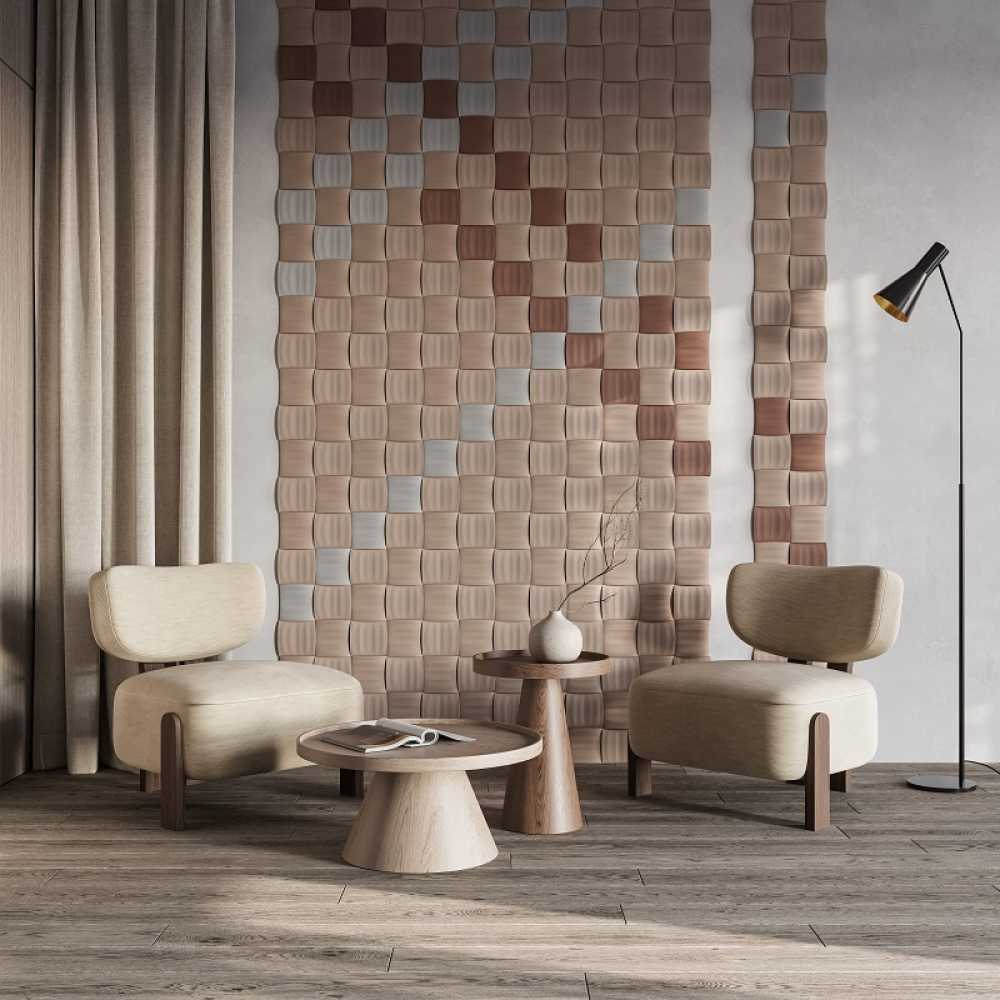 Фото Стеновая панель Bello Deco СП 25 МИНИ полистирол (131× 10 × 125мм)