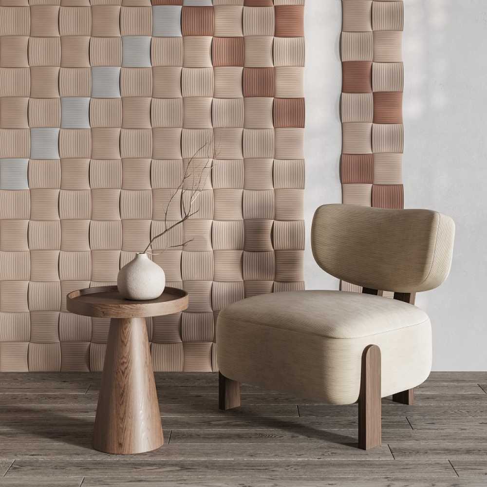 Фото Стеновая панель Bello Deco СП 25 МИНИ полистирол (131× 10 × 125мм)