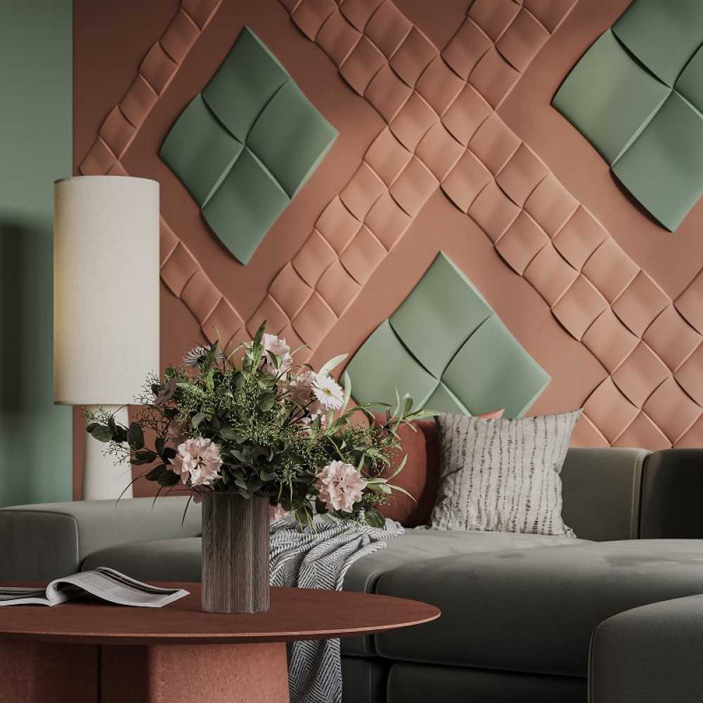 Фото Стеновая панель Bello Deco СП 26 МИНИ полистирол (131× 10 × 125мм)