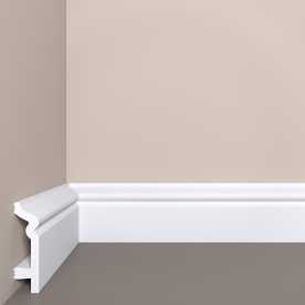 Плинтус напольный Bello Deco П2 под покраску (80х22х2000) Плинтус напольный Bello Deco П2 под покраску (80х22х2000)