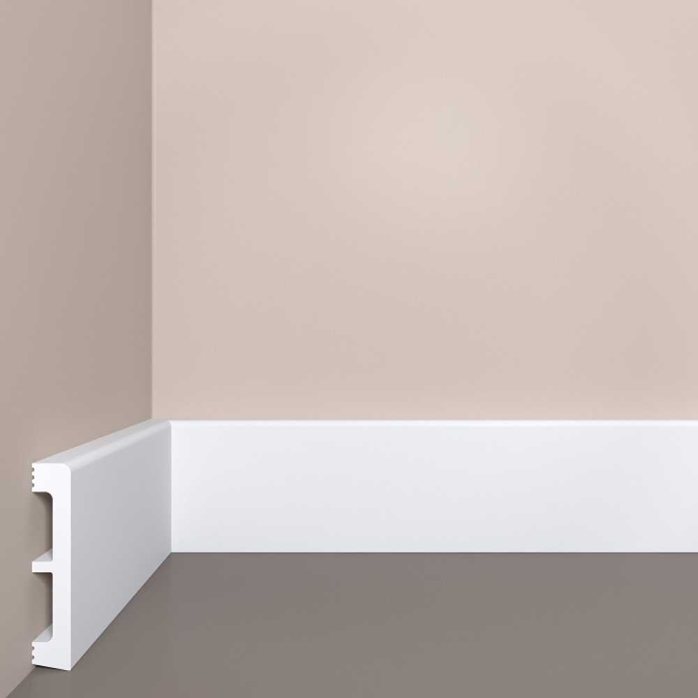 Фото Плинтус напольный Bello Deco П30 под покраску (80х15х2000)