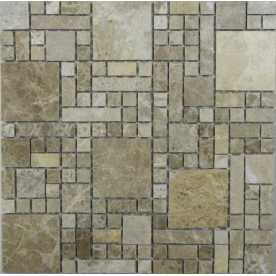 Мозаика из натурального камня Bonaparte Tetris (305х305х7 мм)