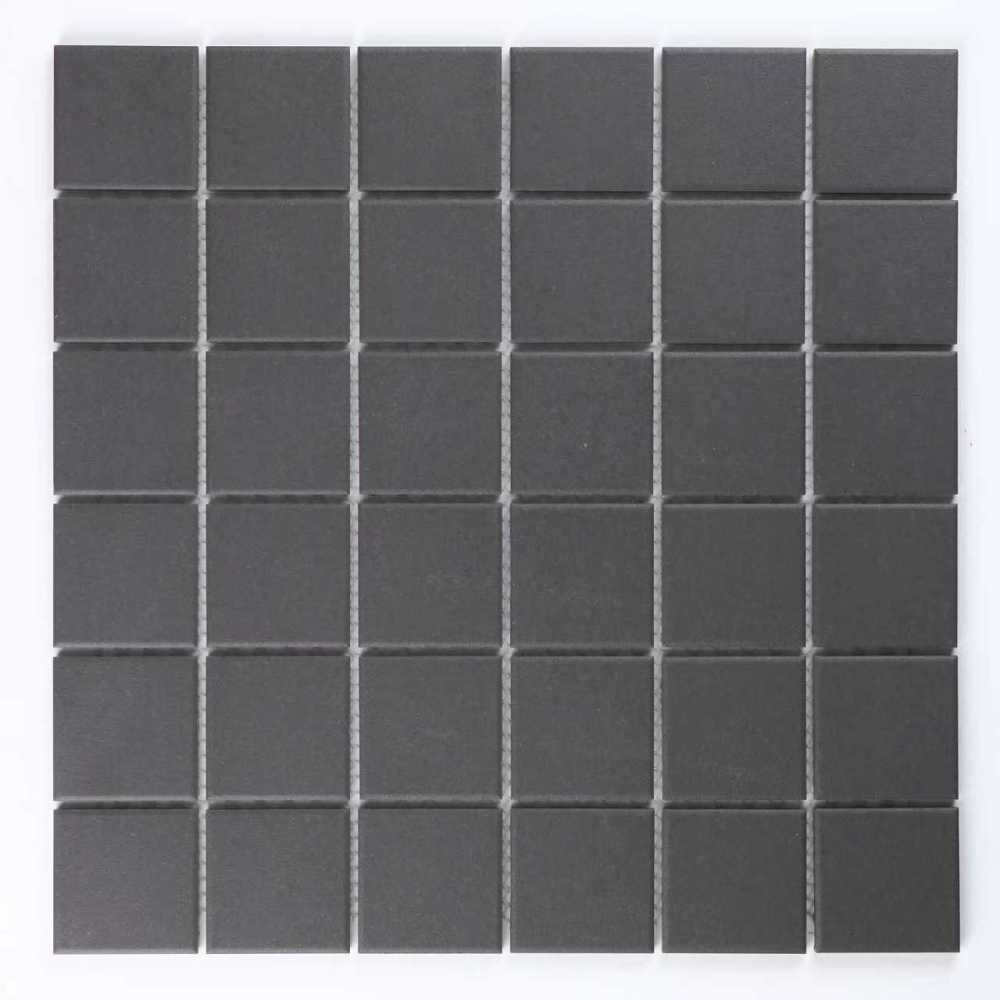 Фото Мозаика из керамогранита Bonaparte Arene Black 48х48 (306х306х6 мм)