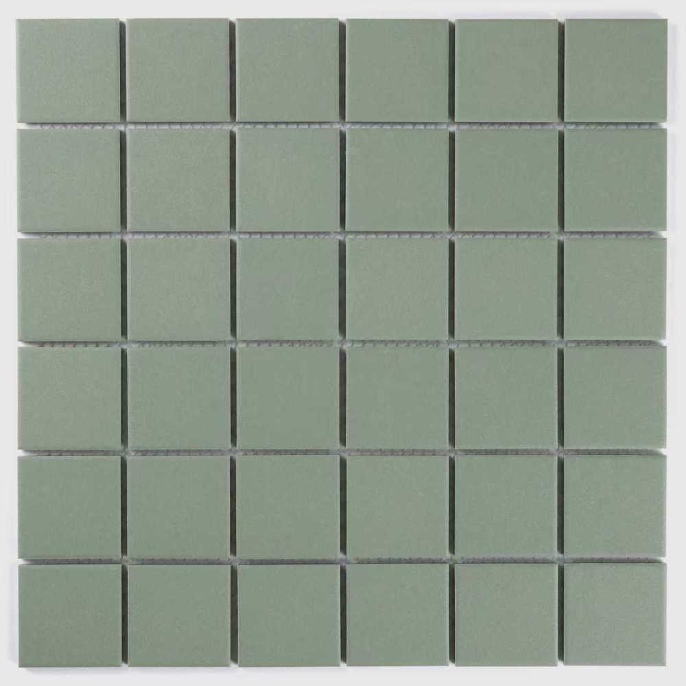 Фото Мозаика из керамогранита Bonaparte Arene Olive 48х48 (306х306х6 мм)