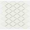 Маленькое фото Мозаика керамическая Bonaparte Melany White glossy 48х86 (264х280х6 мм)
