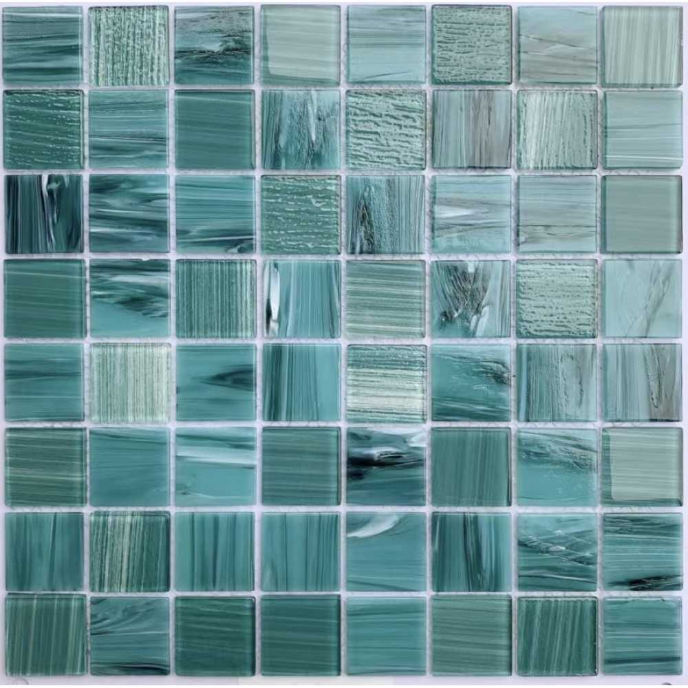 Фото Мозаика стеклянная Bonaparte Alaska tempo 36х36 (304х304х4 мм)