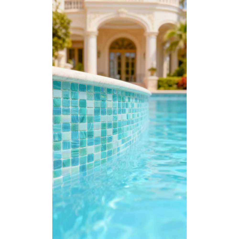 Фото Мозаика стеклянная Bonaparte Element 20х20 (327х327х4 мм)