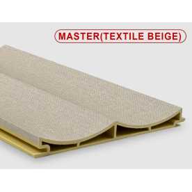 Стеновые панели ПВХ Master textile beige, 140*15*2800 мм