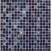 Маленькое фото Мозаика стеклянная с камнем Bonaparte Tesla 15х15 (300х300х4 мм)