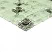 Маленькое фото Мозаика стеклянная Bonaparte Crystal white 15х15 (300х300х8 мм)