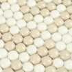 Маленькое фото Мозаика стеклянная Bonaparte Pixel cream 12х6 (325х318х6 мм)