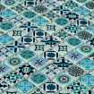 Маленькое фото Мозаика стеклянная Bonaparte Xindi Blue 15х15 (300х300х6 мм)