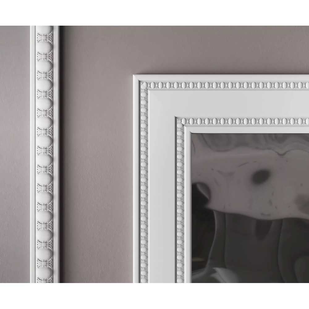 Фото Бордюр Cosca Ионики 40 мм, Белый матовый