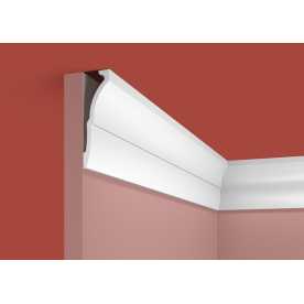 Карниз под покраску Cosca KX058 из экополимера (91х30х2000 мм)