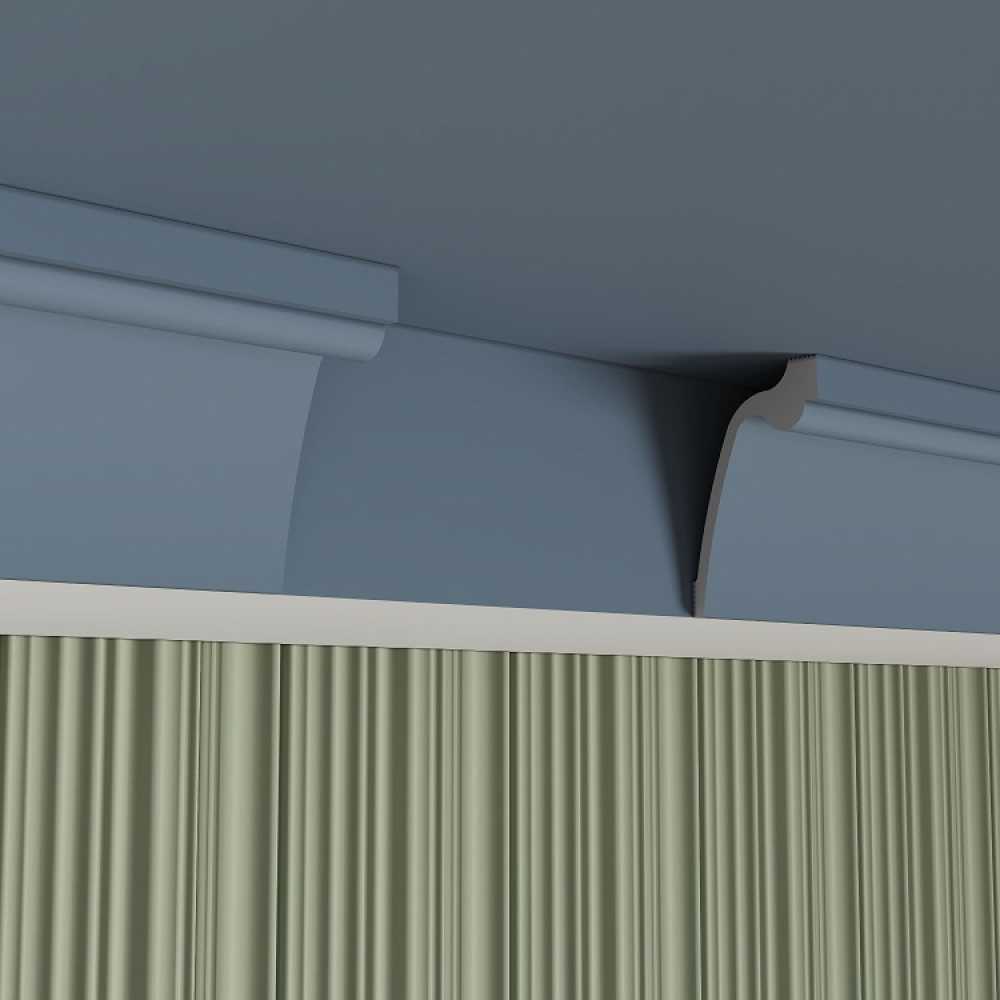 Фото Карниз под покраску Cosca KX066 из экополимера (90х60х2000 мм)