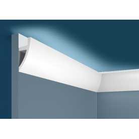 Карниз под покраску Cosca КХ072 под подсветку (75х33х2000 мм) 