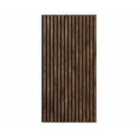 Акустическая панель Cosca Дуб Старинный натуральный, черный войлок, рейки (1200х600х19 мм)