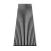 Маленькое фото Акустическая панель Cosca шпон Дуб Адженто светло-серый, черный войлок, рейки МДФ (2750х600 х21мм)