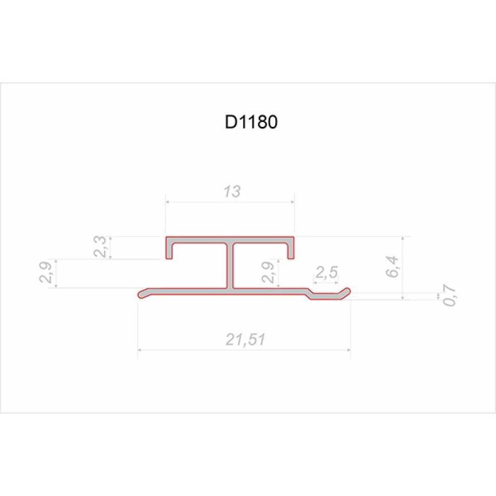 Фото Соединительный профиль Wallpanels Decaro D1180, 3 метра