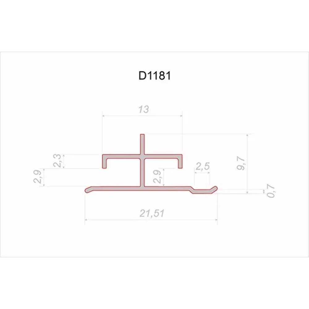Фото Соединительный профиль Wallpanels Decaro D1181, 3 метра
