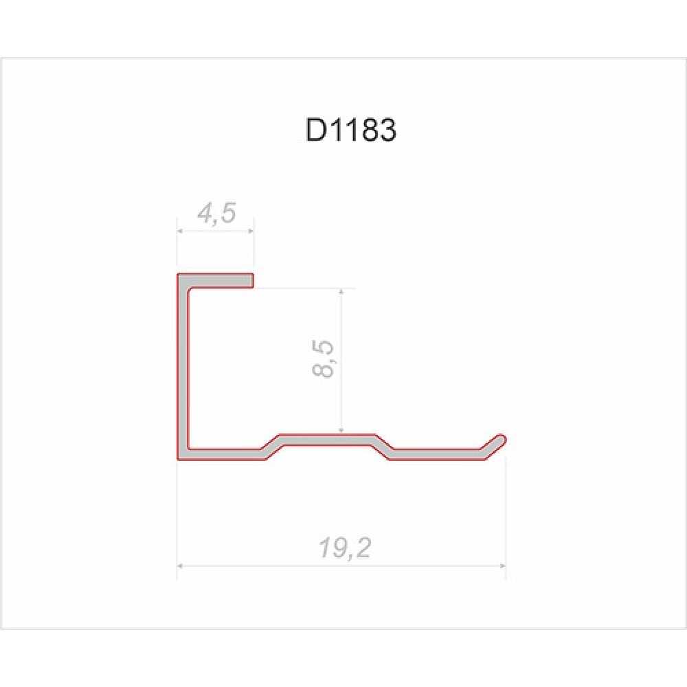Фото Торцевой профиль Wallpanels Decaro D1183, 3 метра
