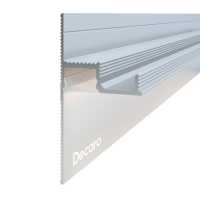 Теневой плинтус скрытого монтажа Decaro D001 под покраску (30*12.5*2000)