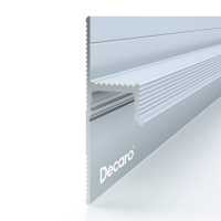 Теневой плинтус скрытого монтажа Decaro D003 под покраску (20*12.5*2000)
