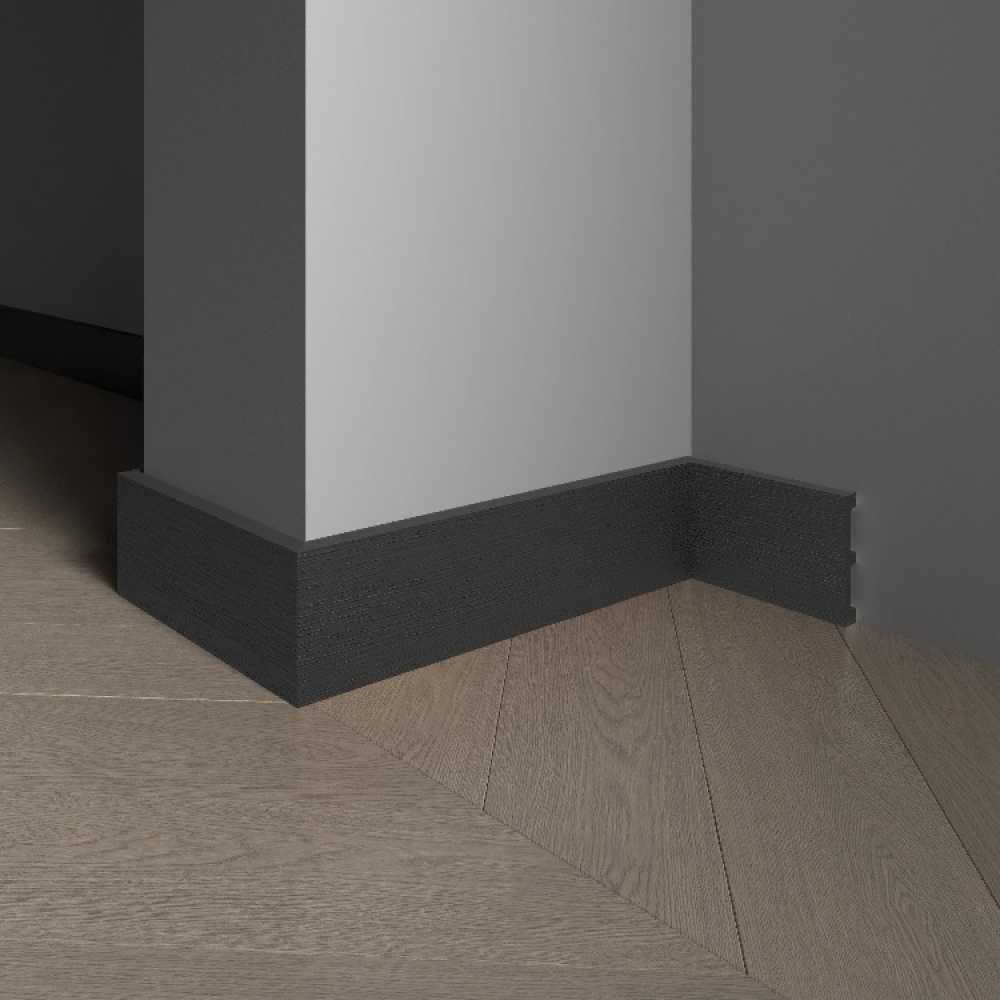 Фото  Плинтус напольный, влагостойкий Decor Dizayn 708-100SH (80*13*2400)