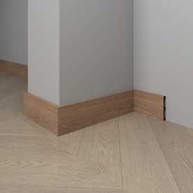  Плинтус напольный, влагостойкий Decor Dizayn 708-90SH (80*13*2400)