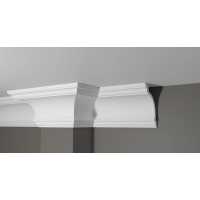 Карниз под покраску из полистирола Decor Dizayn DD521 (155х103х2000 мм)