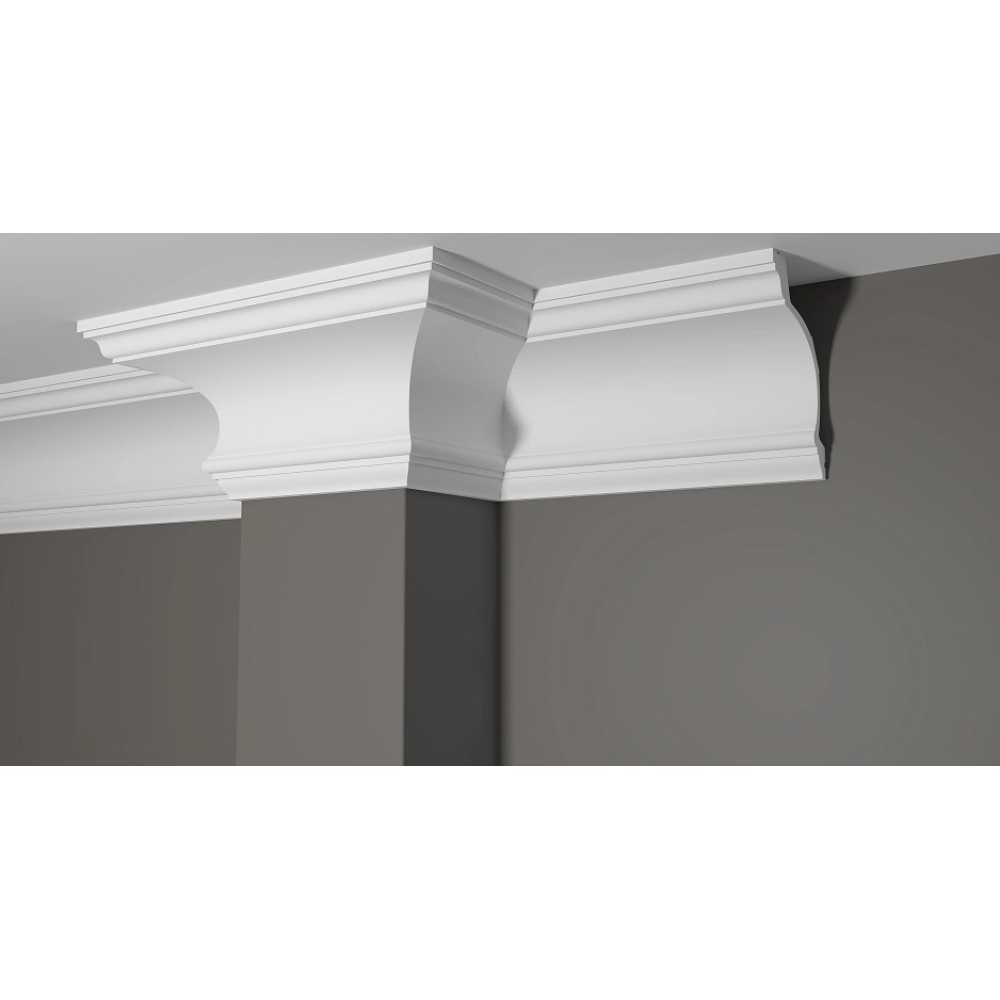 Фото Карниз под покраску из полистирола Decor Dizayn DD522 (152х100х2000 мм)