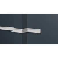 Молдинг под покраску Decor Dizayn DD628 из полистирола (20х10х2000 мм)