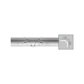 Карниз под покраску Fabello decor C1091 с орнаментом (120*120) Карниз под покраску Fabello decor C1091 с орнаментом (120*120)