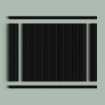 Маленькое фото Молдинг HIWOOD D12V1 BK Черный из фитополимера (12х12х2700 мм)