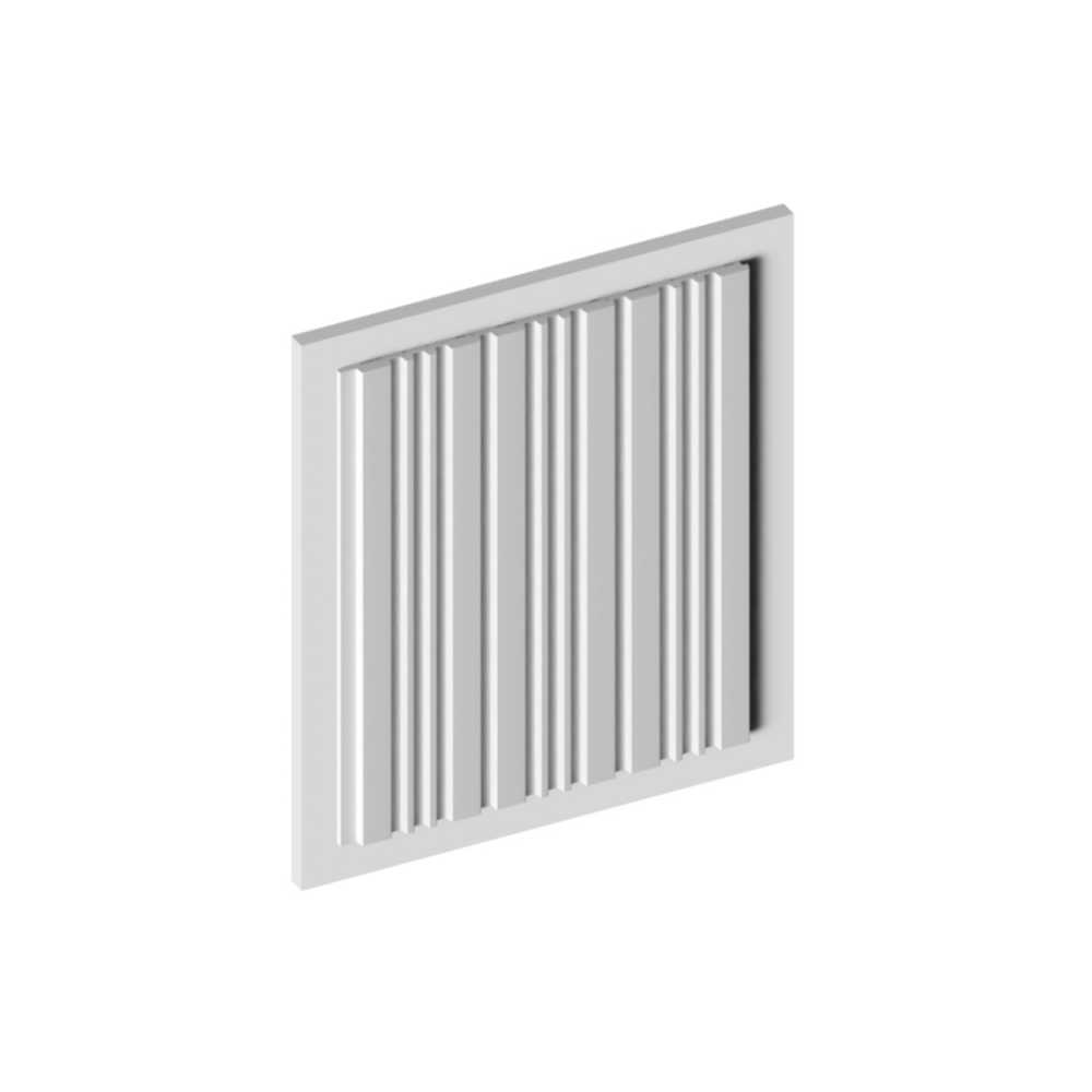 Фото Декоративная панель HIWOOD LV121 NP под покраску (120 × 12 × 2700 мм)