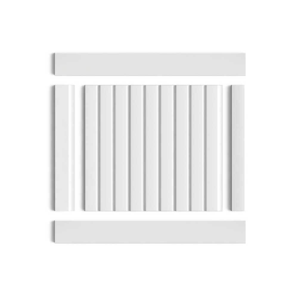 Фото Декоративная панель HIWOOD LV124 LONG NP под покраску (120 × 12 × 3000 мм)