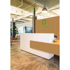 Декоративная панель HIWOOD LV139 G365 Желтая (120 × 12 × 2700 мм)