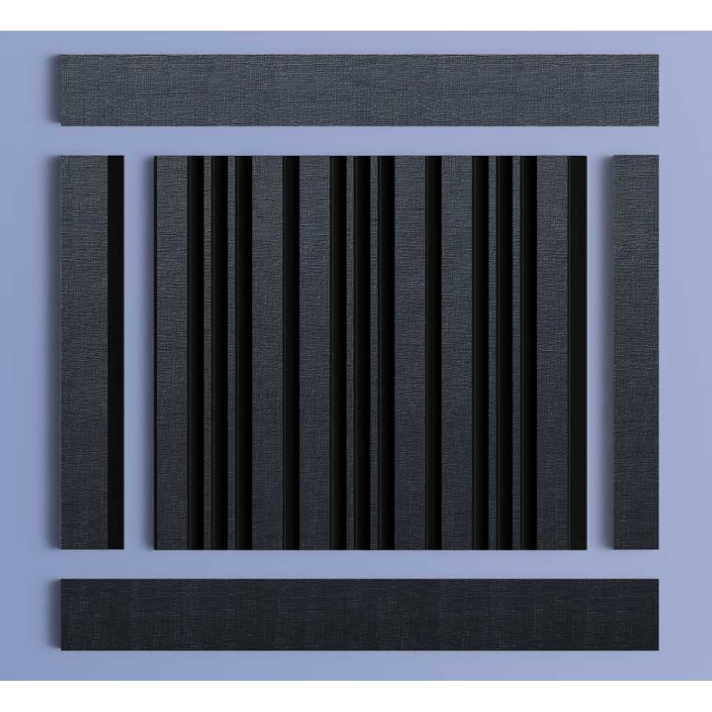 Фото Декоративная панель HIWOOD LV121 BK114K (120 × 12 × 2700 мм)