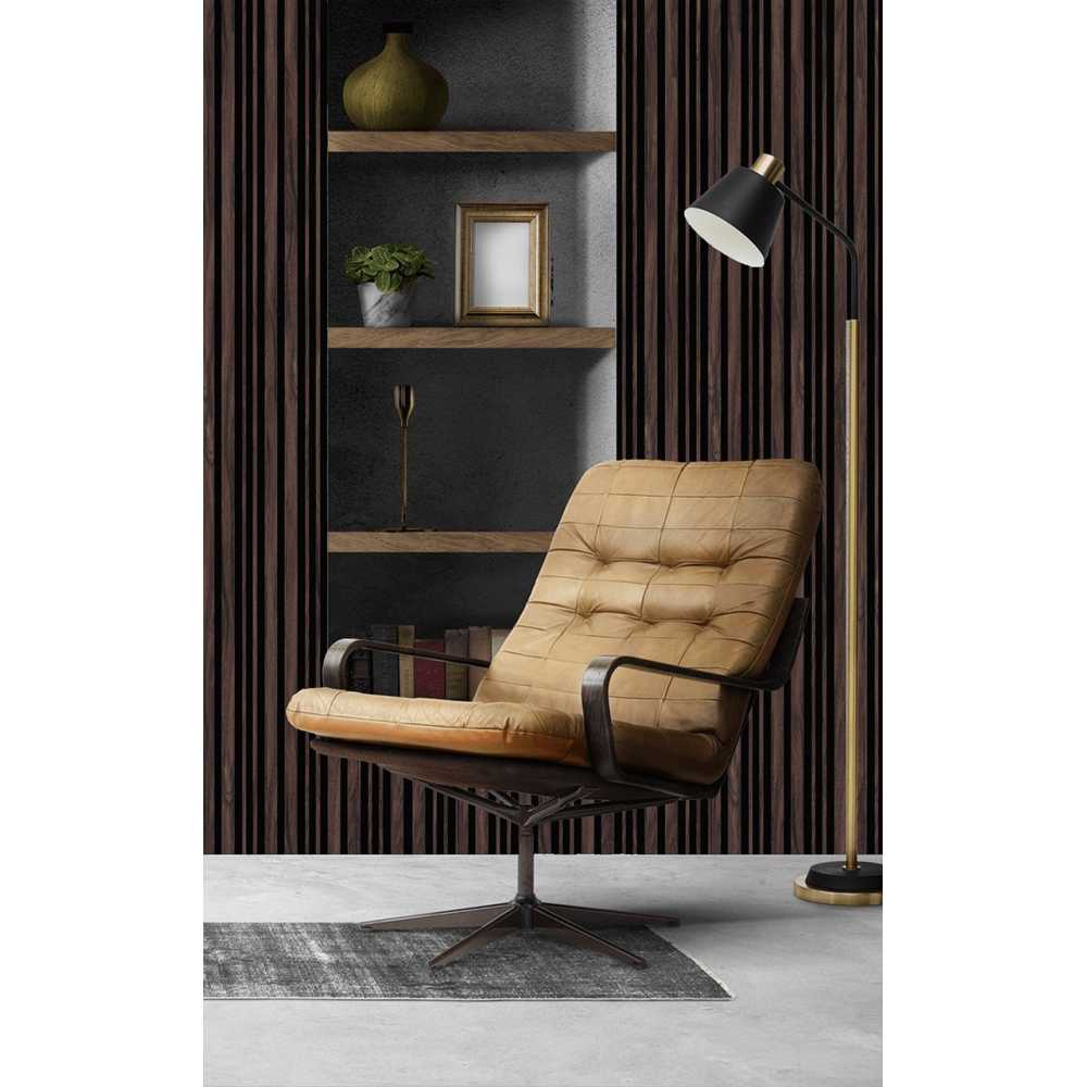 Фото Декоративная панель HIWOOD LV121 BR395K под дерево (120 × 12 × 2700 мм)