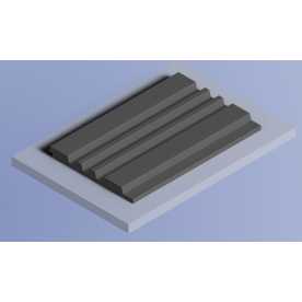 Декоративная панель HIWOOD LV121 GR3 (120 × 12 × 2700 мм)