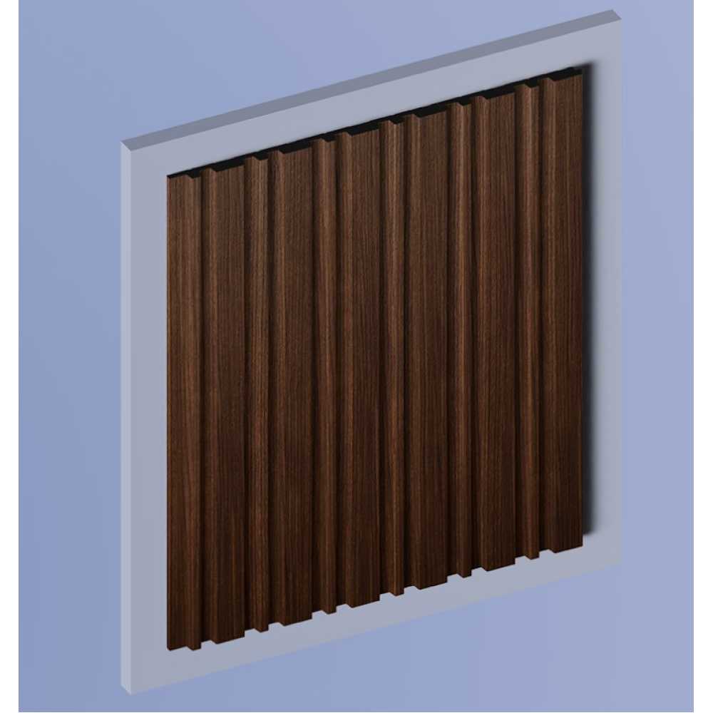 Фото Декоративная панель HIWOOD LV122 BR396 (120 × 12 × 2700 мм)