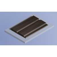 Декоративная панель HIWOOD LV123 BR395 под дерево (120 × 12 × 2700 мм)